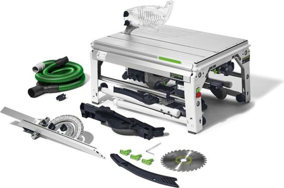 Festool PRECISIO Tisch-Zugsäge CS 70 EBG in Grau mit 2100 W und 225 mm Sägeblatt - Bild 2