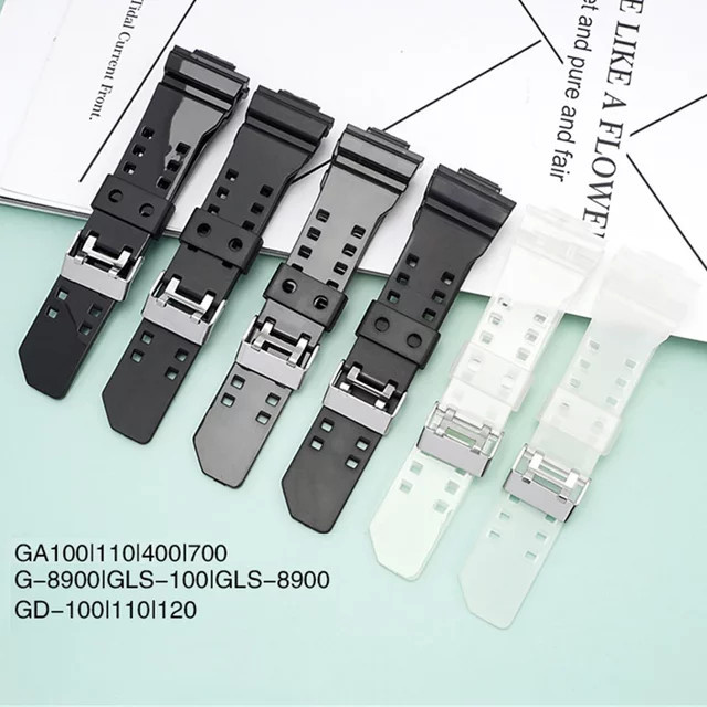 Casio Uhrenarmband, Kunststoff, Schwarz, Herren - Bild 1