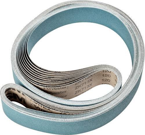 PFERD Zirkon Schleifband für Bandschleifer, Körnung 120, Blau, L x B: 2000 x 50 mm, 10 Stück - Bild 1