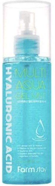 FARM STAY Hyaluronsäure Multi Aqua Gel Mist, 120 ml, Unisex - Bild 1