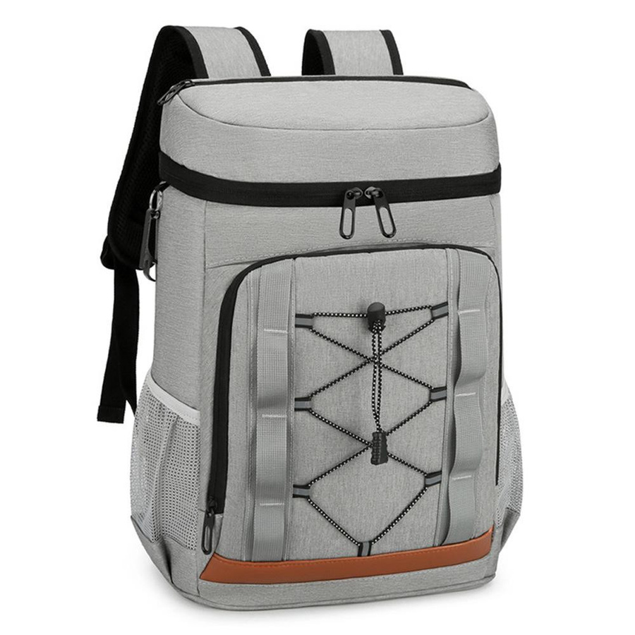 Freedom Outdoors Kühlrucksack mit Lunchfach, isoliert und wasserabweisend, grau - Bild 2
