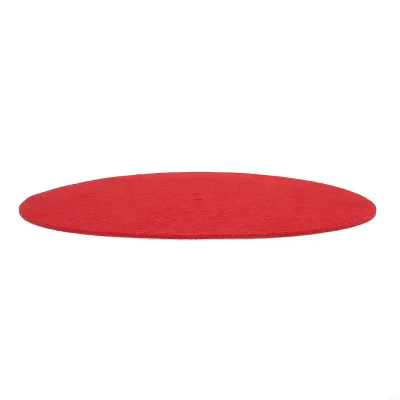 Audiophile Filz-Plattenspieler Matte für LP Vinyl Schallplatten, 3mm Dicke, Schwarz oder Rot - Bild 3
