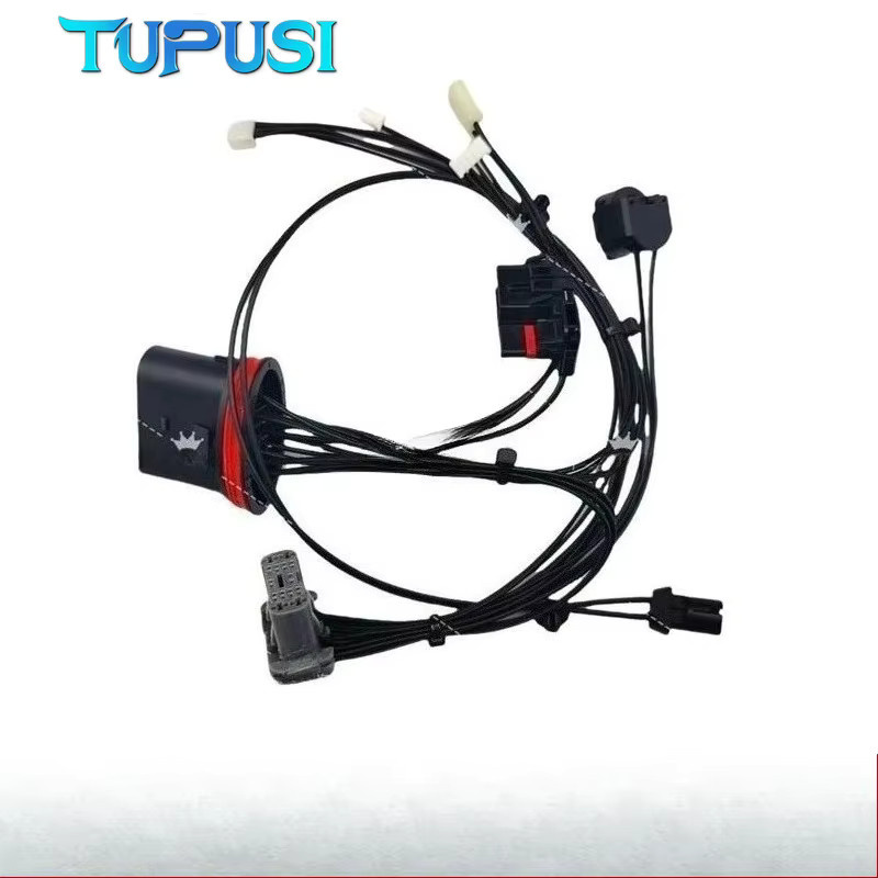 TUPUSI Scheinwerfer-Kabelbaum für VW Touareg 2007–2010 mit AFS und internem Stecker, Schwarz - Bild 2