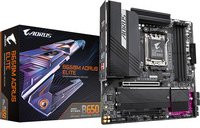 Gigabyte B650M AORUS ELITE Micro-ATX Mainboard für AMD Ryzen 9000 CPUs, DDR5, PCIe 5.0, 2.5GbE LAN, Schwarz - Bild 1