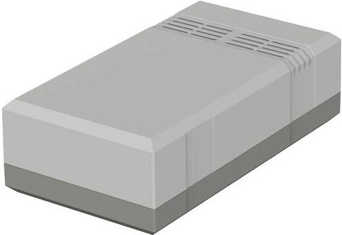 Bopla ELEGANT EG 1545L Elektronikgehäuse aus Polystyrol in Lichtgrau RAL 7035, B/T/H: 150 x 82 x 45 mm - Bild 1