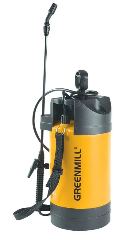 Floraland Professioneller Drucksprüher mit Manometer, 5 l, Grün-Gelb - Bild 3