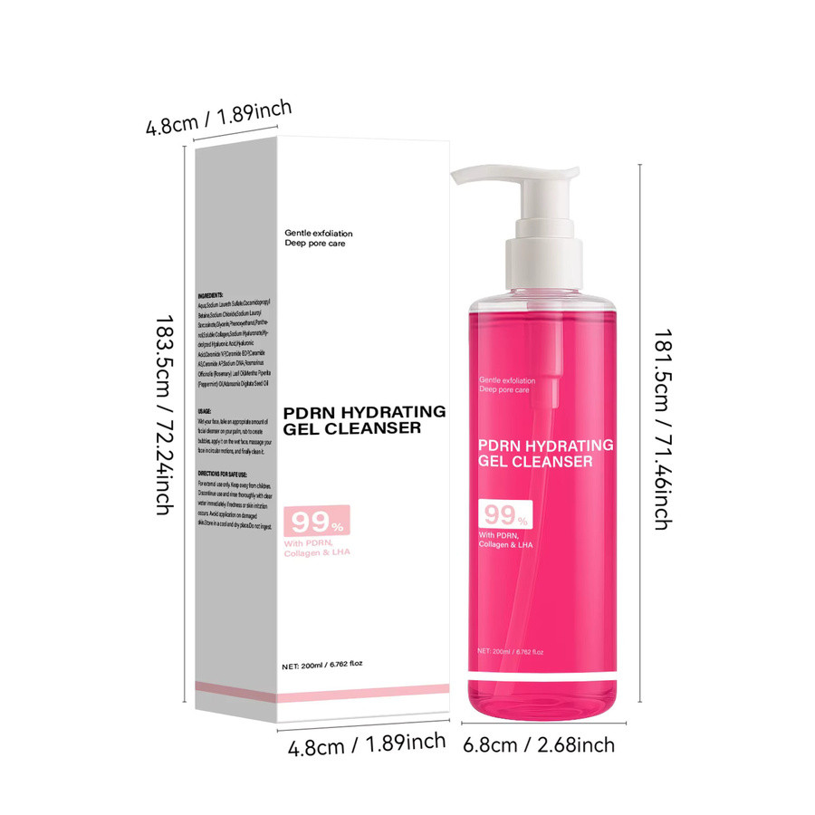 SAUVASINE PDRN Gel-Reinigung, 200 ml, mit Kollagen, Unisex - Bild 3