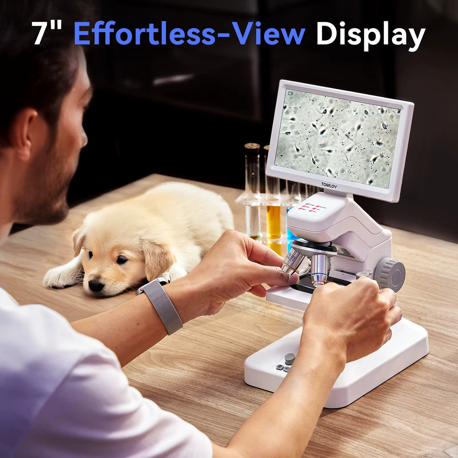 Tomlov Digitales Biologisches Mikroskop 301 Pro, 7" HDMI - Bild 2