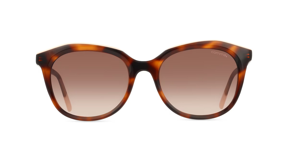 Comma 77213 Sonnenbrille Cat Eye, Vollrand, Kunststoff, Unisex, braun - Bild 1