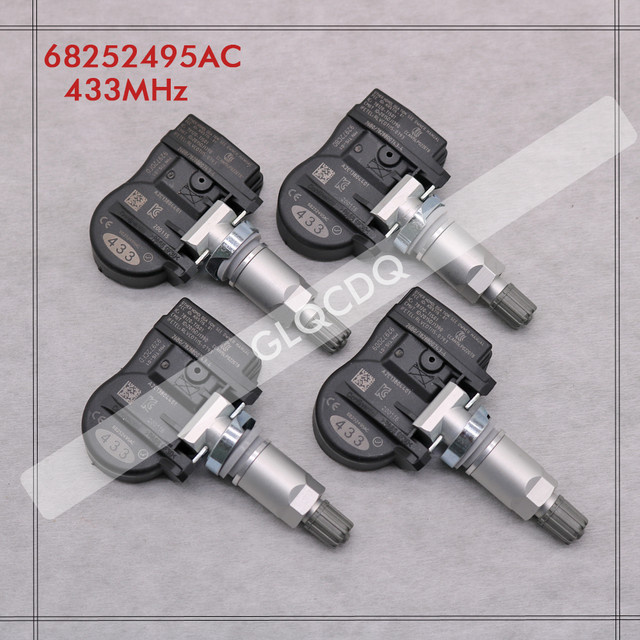 GANGLE Reifendrucksensor TPMS für Jeep Grand Cherokee IV in Schwarz (68252495AC, 68252495AA) - Bild 1