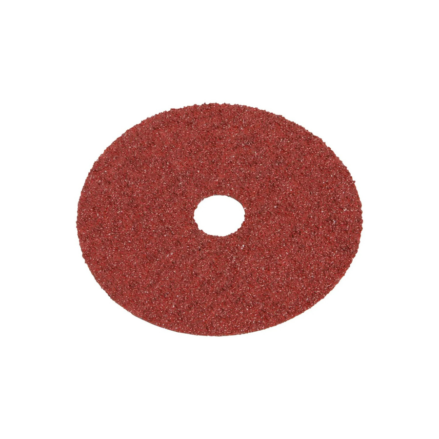 LUX-TOOLS Fiberscheibe für Metall, Durchmesser: 125 mm, Körnung 24, Farbe: Rot - Bild 2