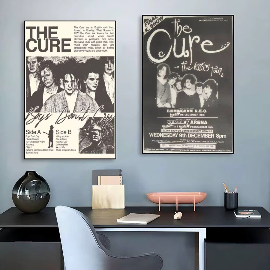 Selbstklebender Wandaufkleber Rastar The C-Cure Band Klassisches Kunstposter in Mehrfarbig - Bild 2