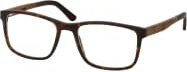 WOOD FELLAS 11019 Korrektionsbrille, Quadratisch, Vollrand, Braun, Herren - Bild 1