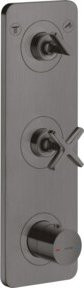 Hansgrohe Axor Citterio E UP-Thermostat Fertigset mit zwei Griffen in Brushed Brass - Bild 1