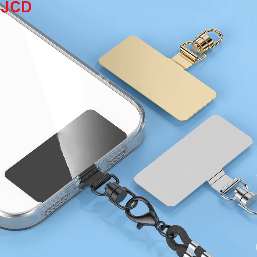 JCD Universal Handy Lanyard mit 360 Grad Rotation aus Metall und Stahl in Silber - Bild 4