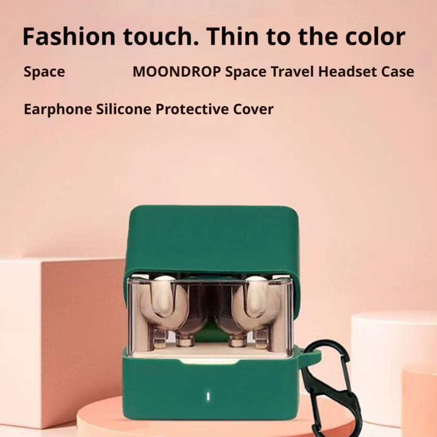 Stoßfeste Silikon-Schutzhülle für MOONDROP Space Travel 2 in Blau - Bild 5
