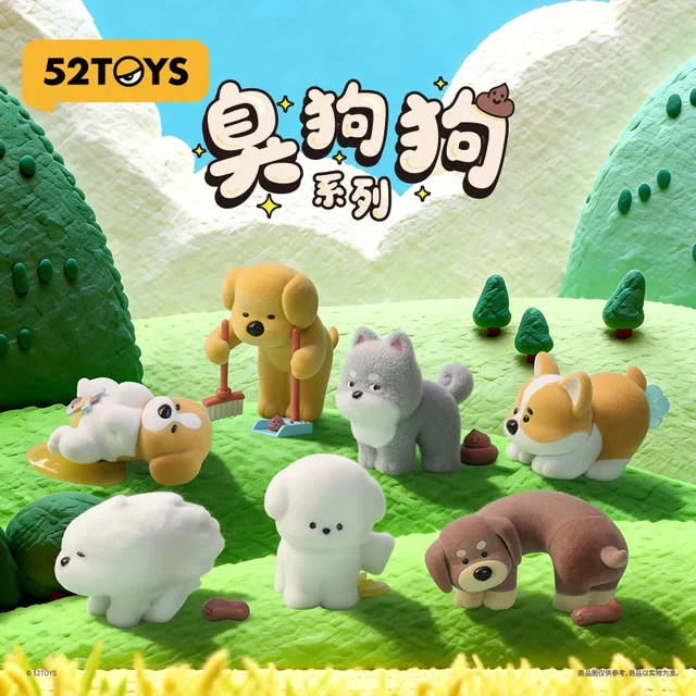 52TOYS Stinky Dog, Kunstfigur, beflockt, für Erwachsene - Bild 1