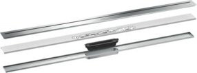 Hansgrohe Duschrinne Drain als Fertigset, lineare Rinne aus Edelstahl, Farbe Silber, Breite: 120 cm - Bild 1