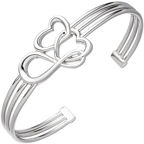 Colfem Armspange, Herz, Unendlich, 925 Sterling Silber, Unisex - Bild 1