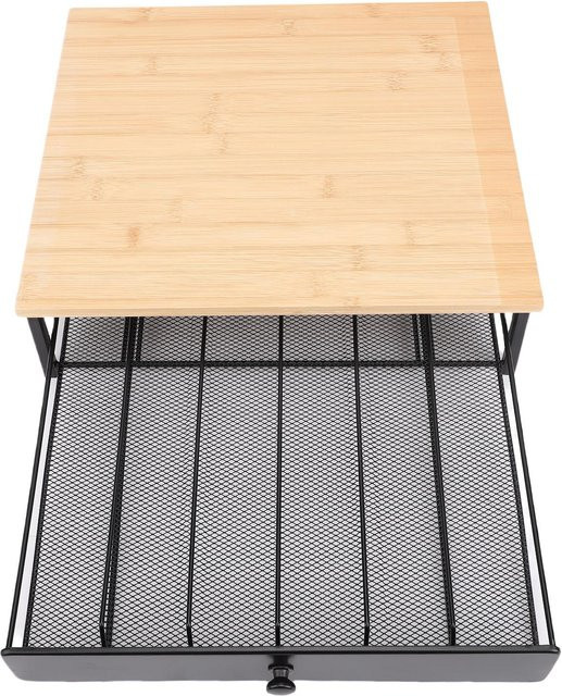 Aimo Kaffeepadhalter Schublade aus Metall in Schwarz für 36 Pads als Organizer für Deine Kaffeestation - Bild 1