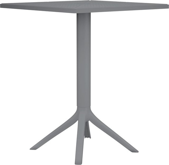 CLP Gartentisch Nuvela aus Polypropylen, quadratischer Balkontisch, wetterfest und UV-beständig, B/T/H: 60 x 60 x 1 cm - Bild 1