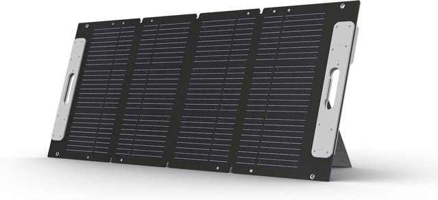 TRONIC Faltbares Solarladegerät 100 W in Schwarz - Bild 1