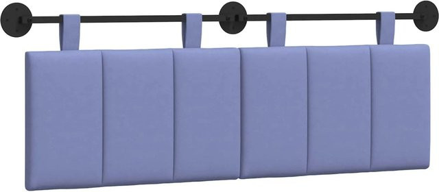 vidaXL Wandmontiertes Polsterpaneel in Jeans Blau, B/H/T: 150 x 55 x 5 cm - Bild 1