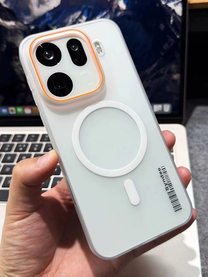 Candy MagSafe Schutzhülle für OPPO Find X9, X8, X7 Ultra Pro und X8S Plus, matte transparente Hartschale, Grau - Bild 4