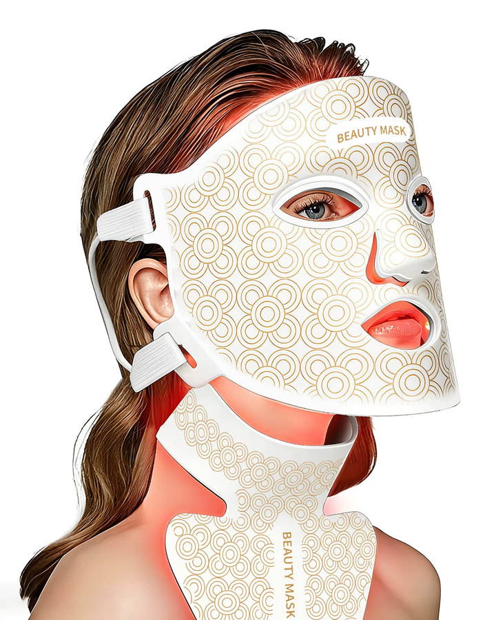 Yarrasonic LED-Maske zur Rotlichttherapie für das Gesicht, Unisex - Bild 4