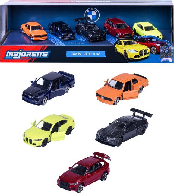 Majorette BMW Geschenkset, Fahrzeuge, 5-teiliges Set, ab 3 Jahren - Bild 1
