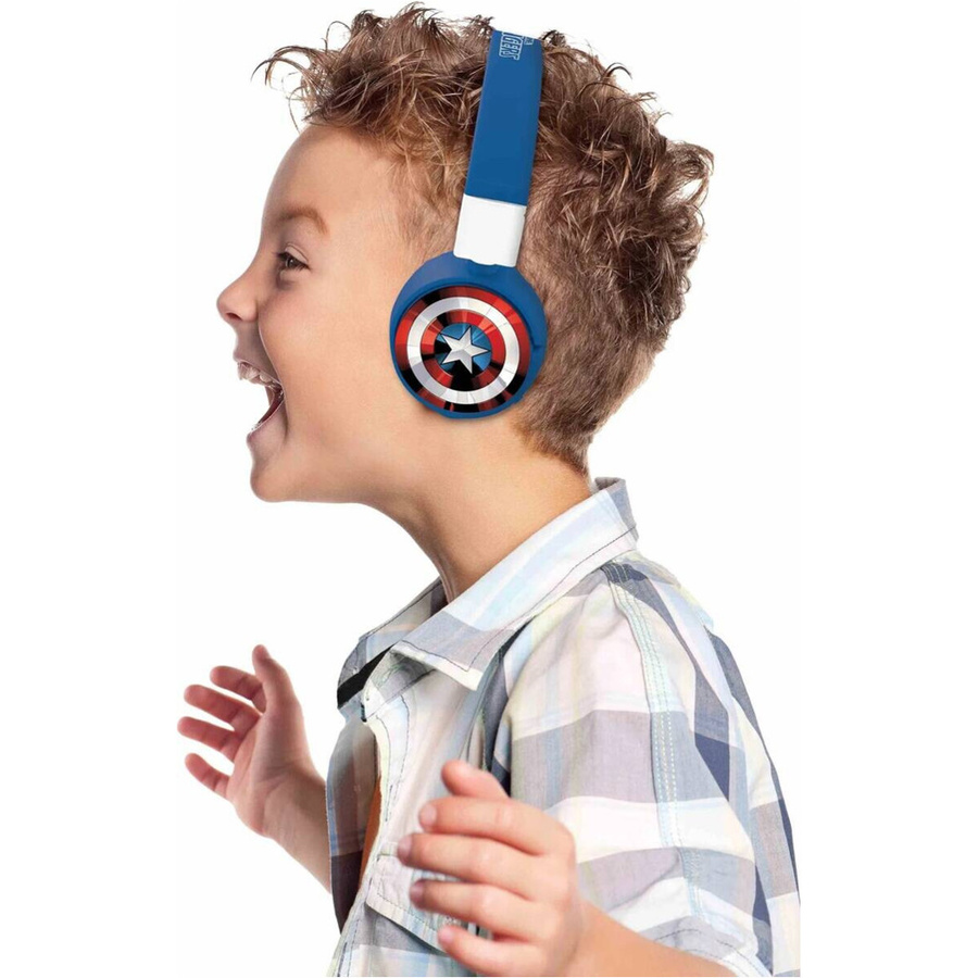 Lexibook Avengers On-Ear Kopfhörer in Rot und Blau mit Bluetooth und 3,5 mm Klinke - Bild 3