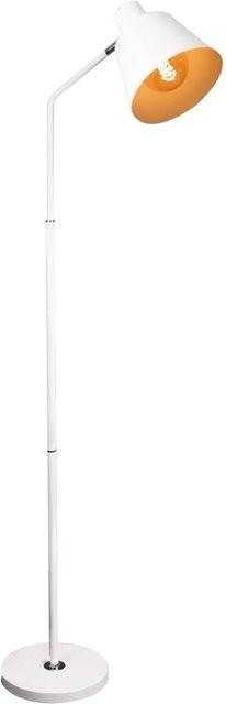 NETTLIFE Stehlampe in Weiß aus Metall im Vintage-Design mit E27-Fassung, Höhe: 166 cm - Bild 1