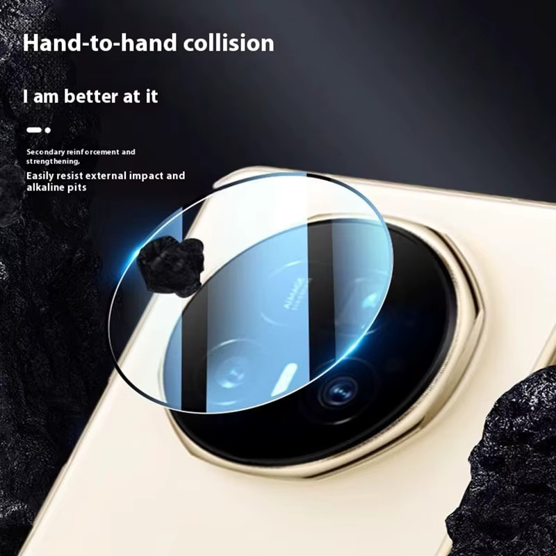3er-Set Kameraschutz aus gehärtetem Glas für Honor 300 Ultra 200 100 Pro, transparent mit Installationshilfe und Vollkleber - Bild 5