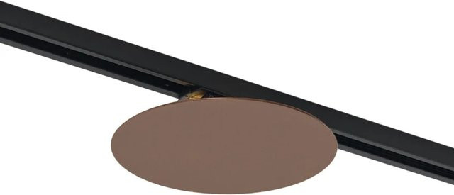 QAZQA Iconic Pulley Moderne Deckenleuchte für 1-Phasen-Schienensystem, 2-flammig, Bronze, Stahl - Bild 1