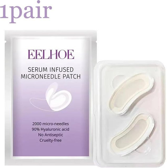 Perfect skin Mikronadel-Augenklappen-Maske mit Kollagen, weiß - Bild 1