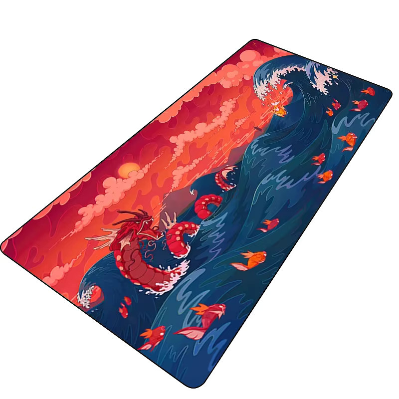 Potdemiel XXL Gaming Mauspad Pokemon Gyarados Schreibtischunterlage Multicolour - Bild 2