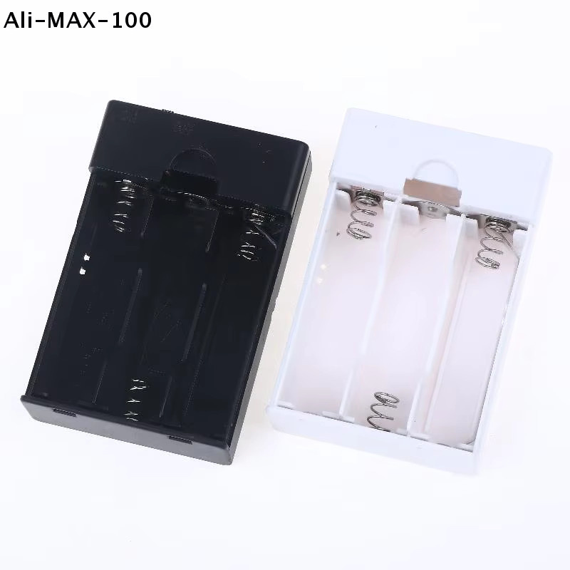 AyS USB-Batteriehalter mit Schalter und Abdeckung, 3AA 4,5V Batteriebox für DIY-Projekte - Bild 3