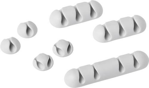 CAVOLINE® CLIP MIX 504110 Kabel-Clip Set aus Kunststoff, Grau, 7 Stück - Bild 1