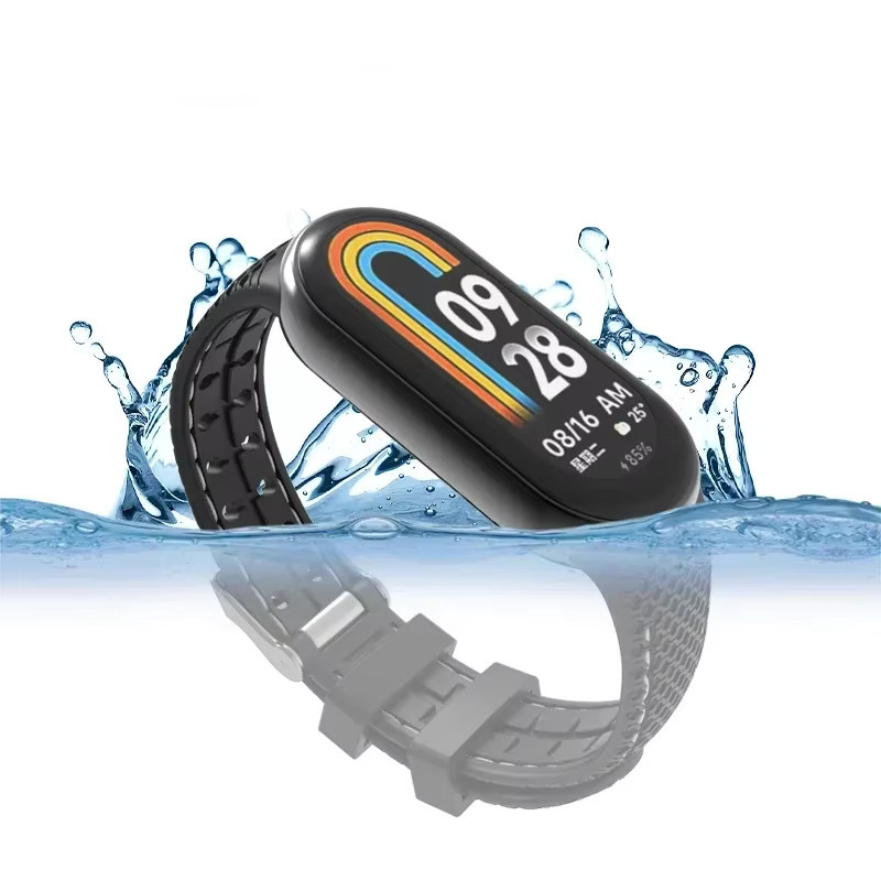 Hiyii Uhrenarmband Silikon, Schwarz, Unisex - Bild 3