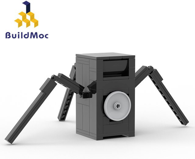 MOCBUILDING Spider Sound Modell – Kreative MOC-Bausteine aus Kunststoff in Schwarz mit Soundfunktion - Bild 1