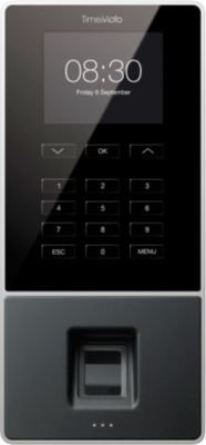Zeiterfassungssystem TimeMoto TM-626 in Schwarz mit RFID, PIN und Fingerabdrucksensor, Wandmontage, bis 200 Nutzer, inklusive 5 RFID-Karten, USB, LAN und WLAN - Bild 1