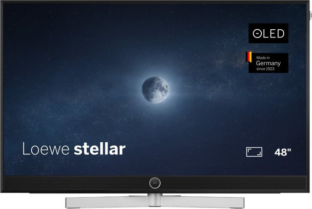 Loewe Stellar 48 dr+ OLED Smart-TV 121 cm 4K Ultra HD VIDAA OS Alu Black/Lava 144 Hz mit Sprachsteuerung - Bild 2