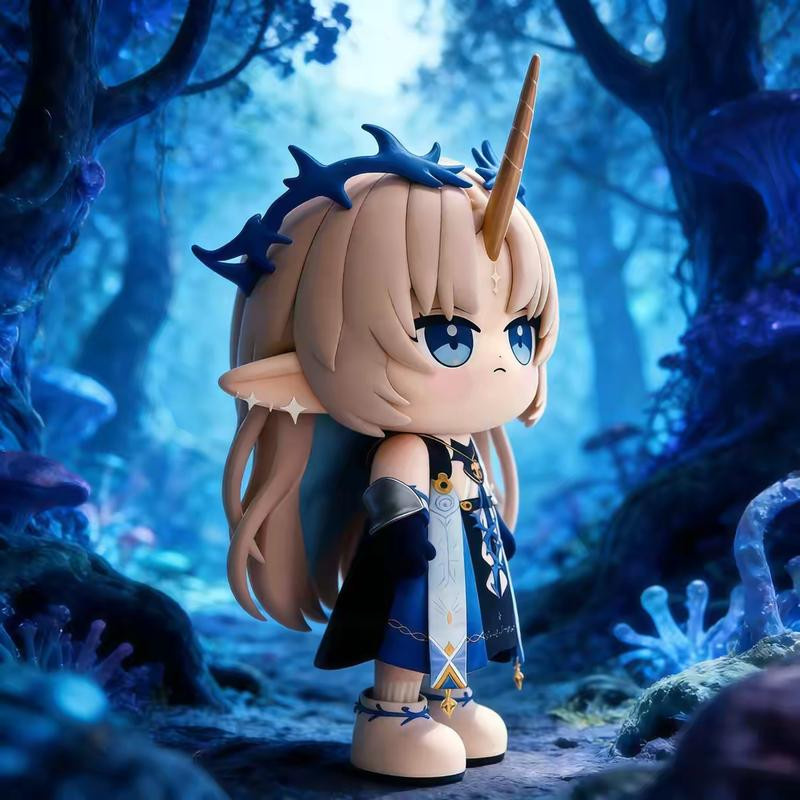 Yiran toy 1 Wuthering Waves Cartethyia Anime Figur Modell Statue 13cm - Bild 4