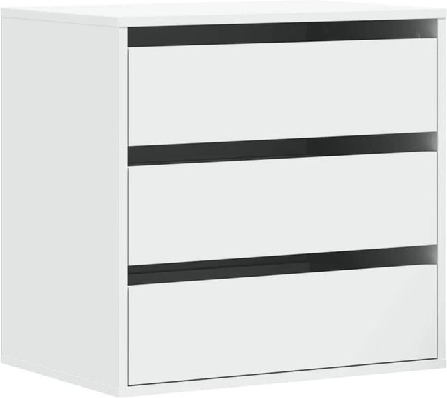 vidaXL Kommode Weiß aus Holzwerkstoff, B/T/H: 60 x 41 x 58 cm - Bild 1