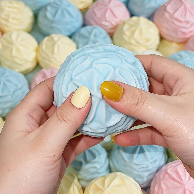 Binchi Outdoor Equipment Kreativitäts-Creme Squishy Fidget Spielzeug, Weiß, ab 14 Jahren - Bild 1