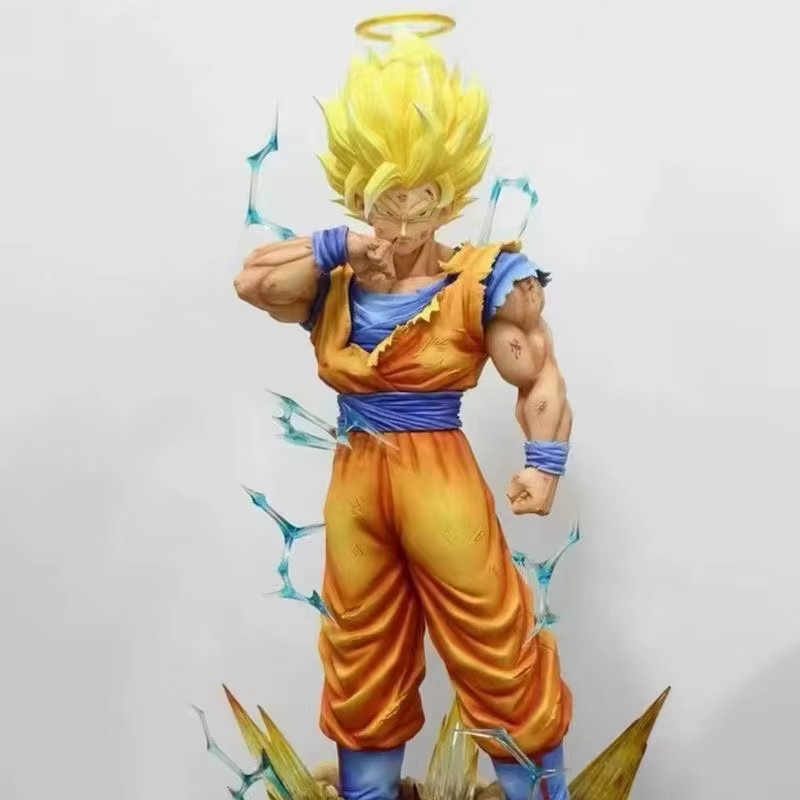 Bandai Dragon Ball Z Son Goku Ssj2 Figur, Actionfigur, mit Led Basis - Bild 4