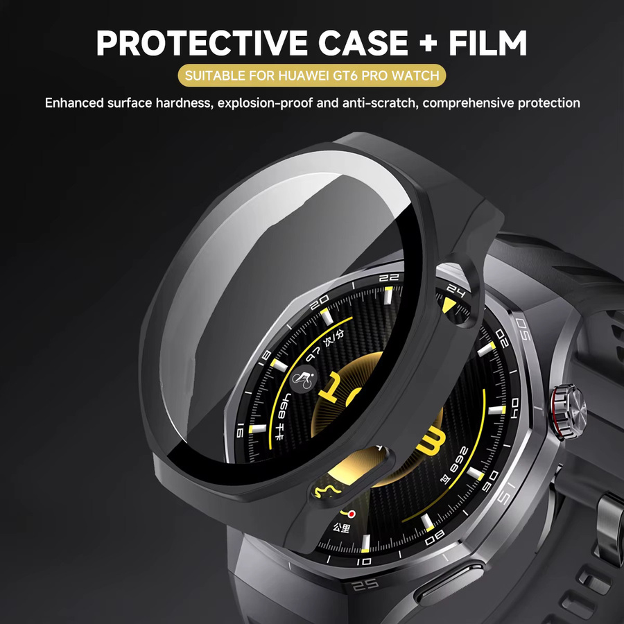OAKCHARM Displayschutzschale für Huawei Watch GT6pro, Schwarz - Bild 2