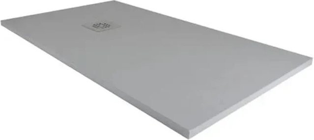 Frascio New Technology Duschwanne Vulcano Line Dunkelgrau RAL 7005 mit Abfluss B: 165 cm, T: 85 cm - Bild 1