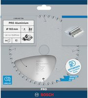 Bosch Kreissägeblatt Standard für Aluminium mit 54 Zähnen, Durchmesser: 165 mm, Bohrung: 15,875 mm - Bild 2