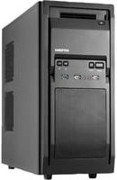 Chieftec LIBRA Series LF-02B Tower-Gehäuse ATX in Schwarz mit USB-C, USB-A und 3,5 mm Audio-Anschlüssen - Bild 1